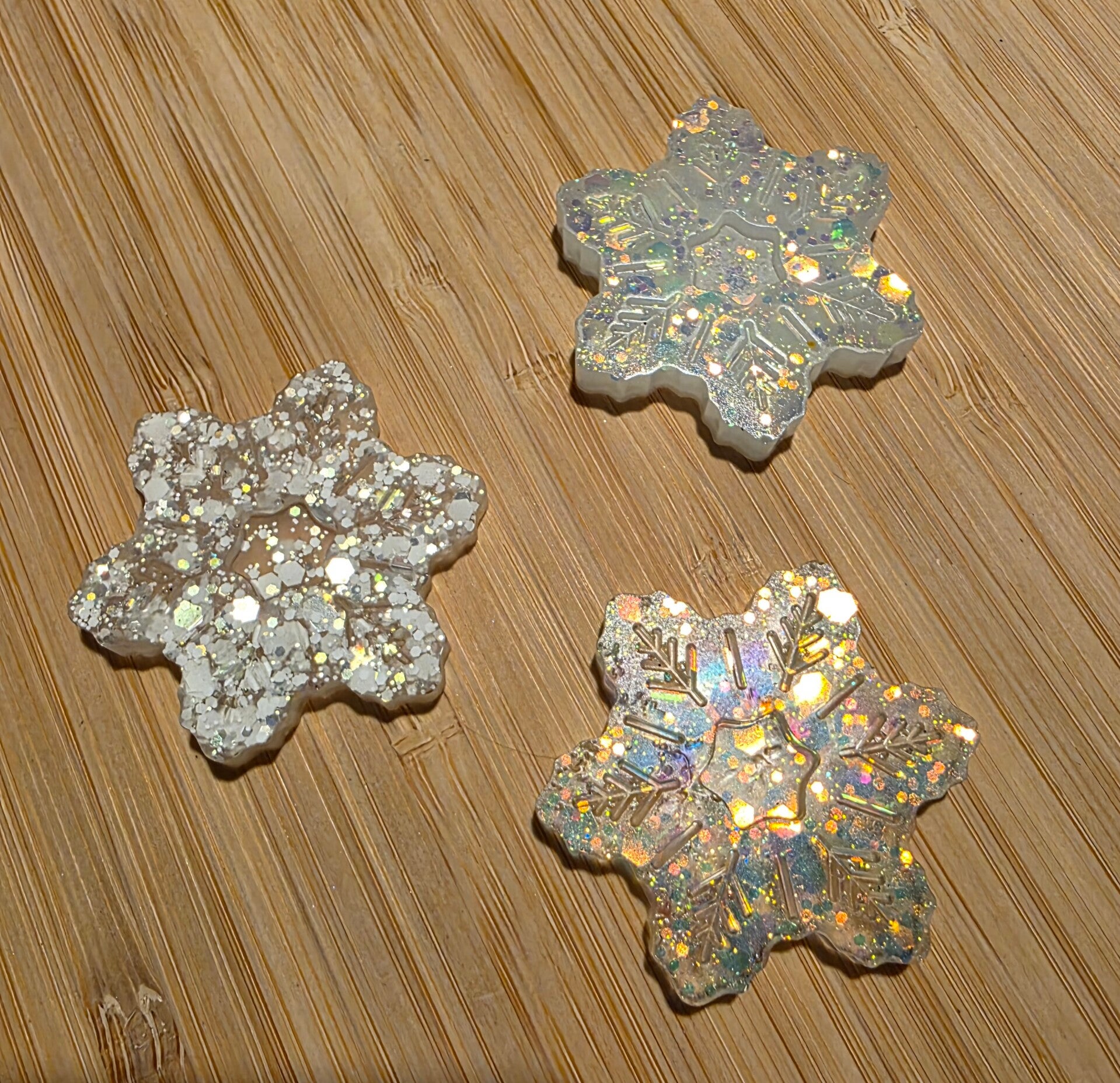 Epoxy, loose parts sneeuwvlokken groot