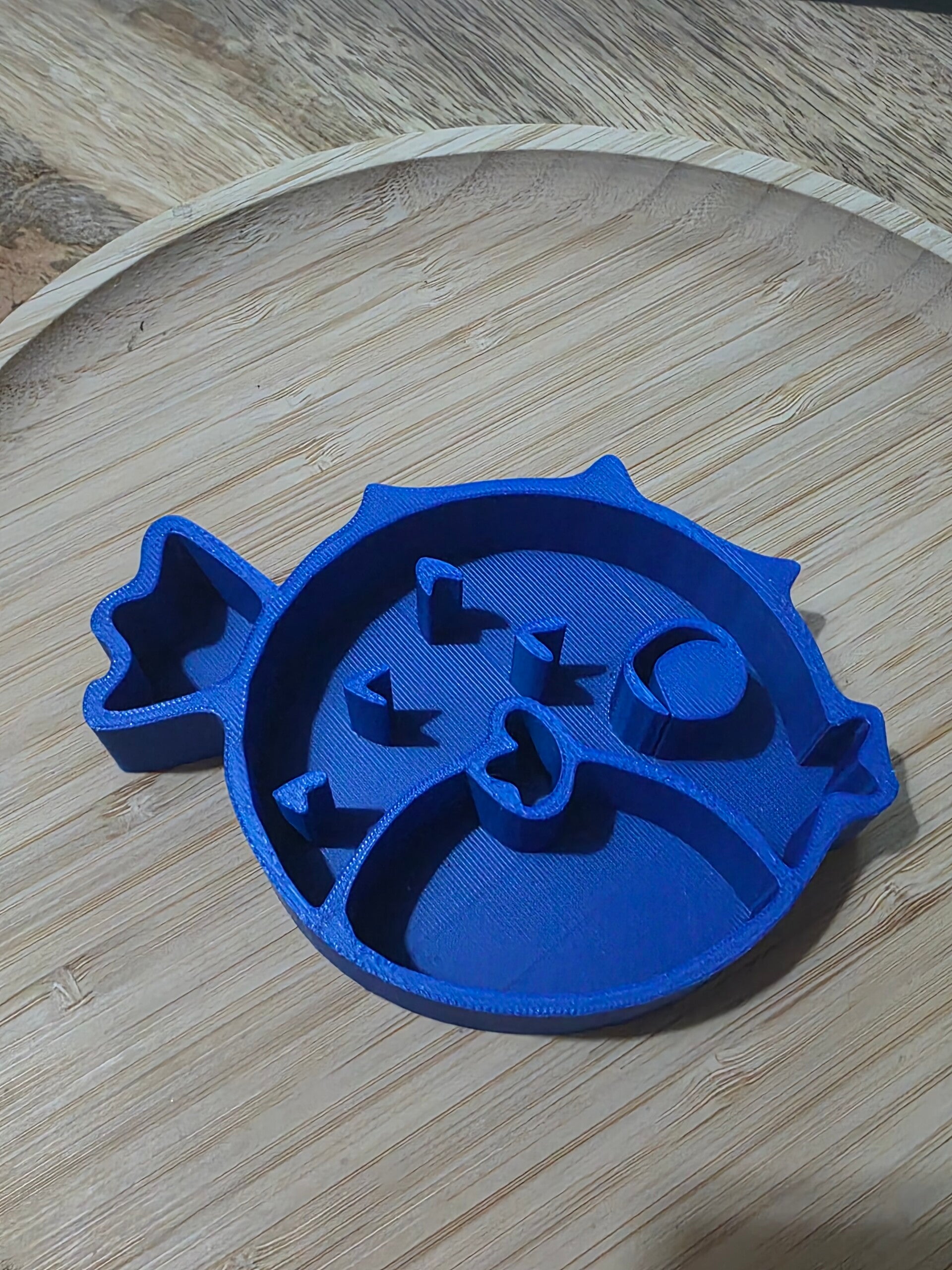 Vulvorm, kogelvis donkerblauw