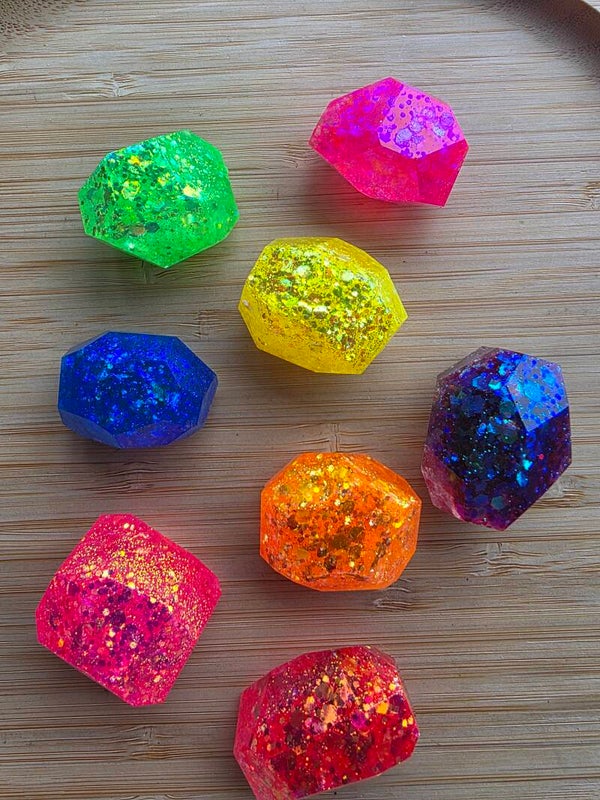 Regenboog stenen, groot