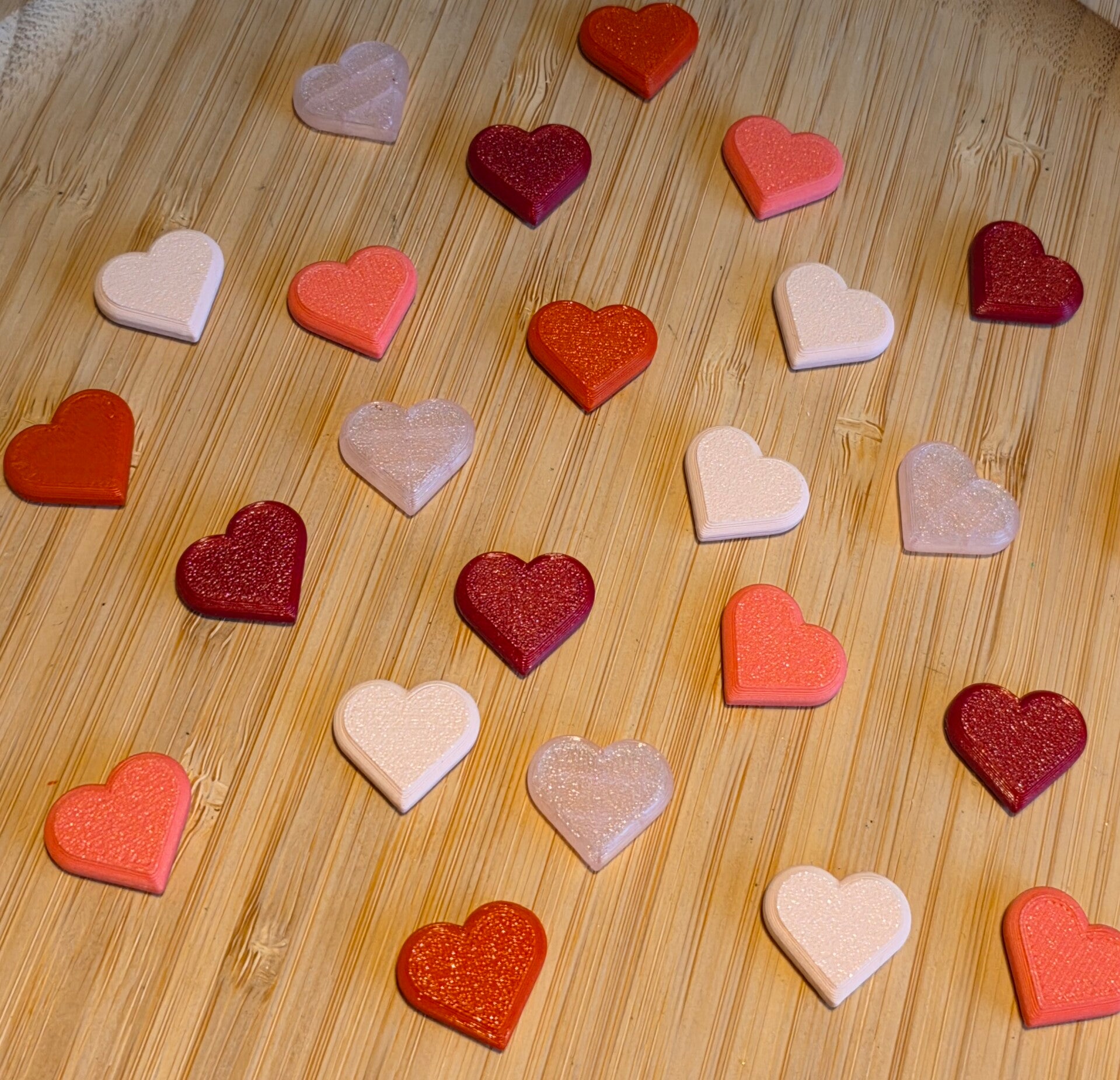 Valentijnshartjes, mix kleuren