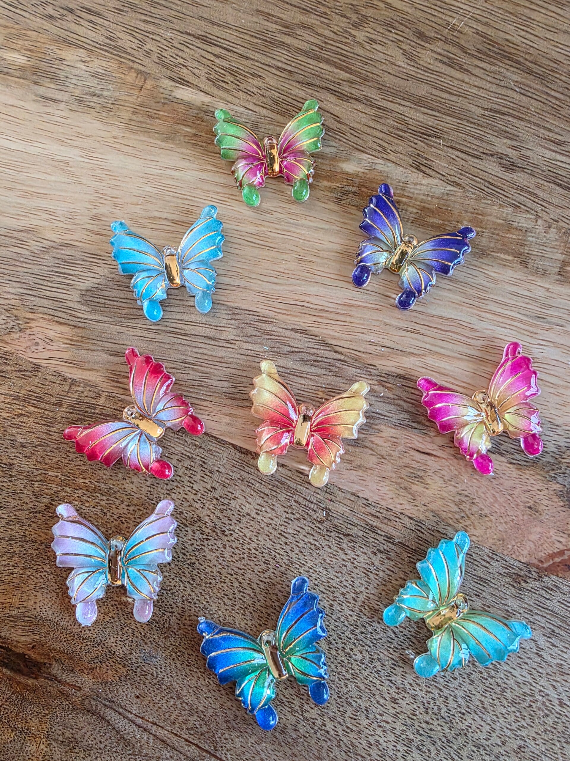 Loose parts, vlinders 3 meerkleurig