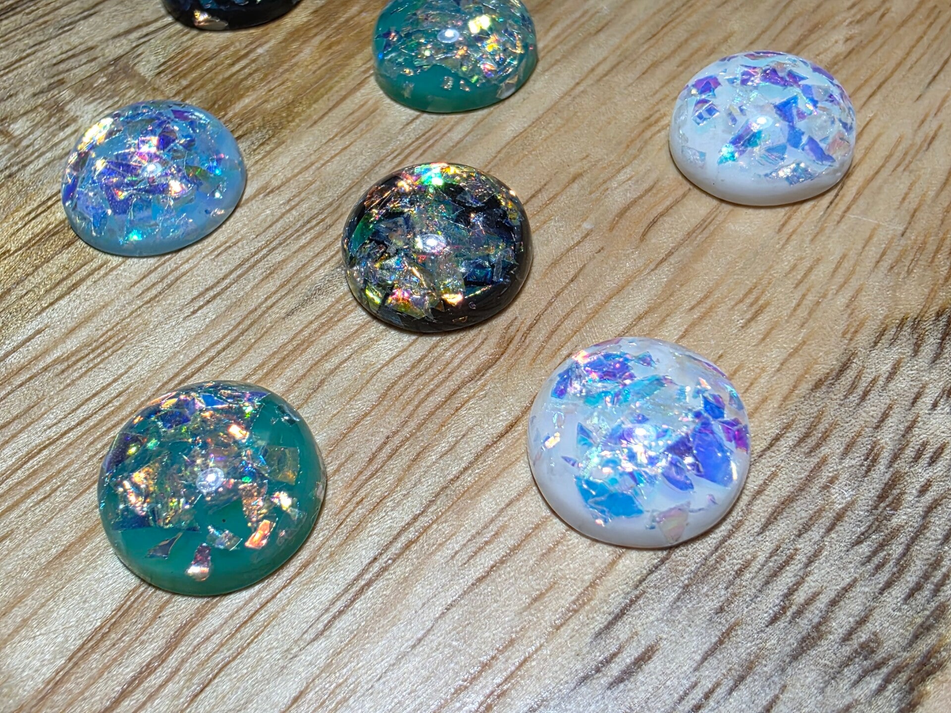 Loose parts, halve cirkels glans