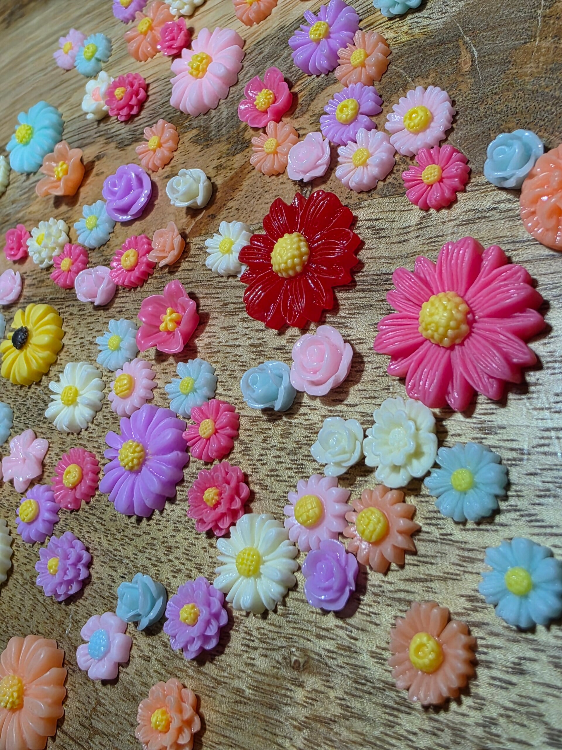 Grote set, lente bloemen