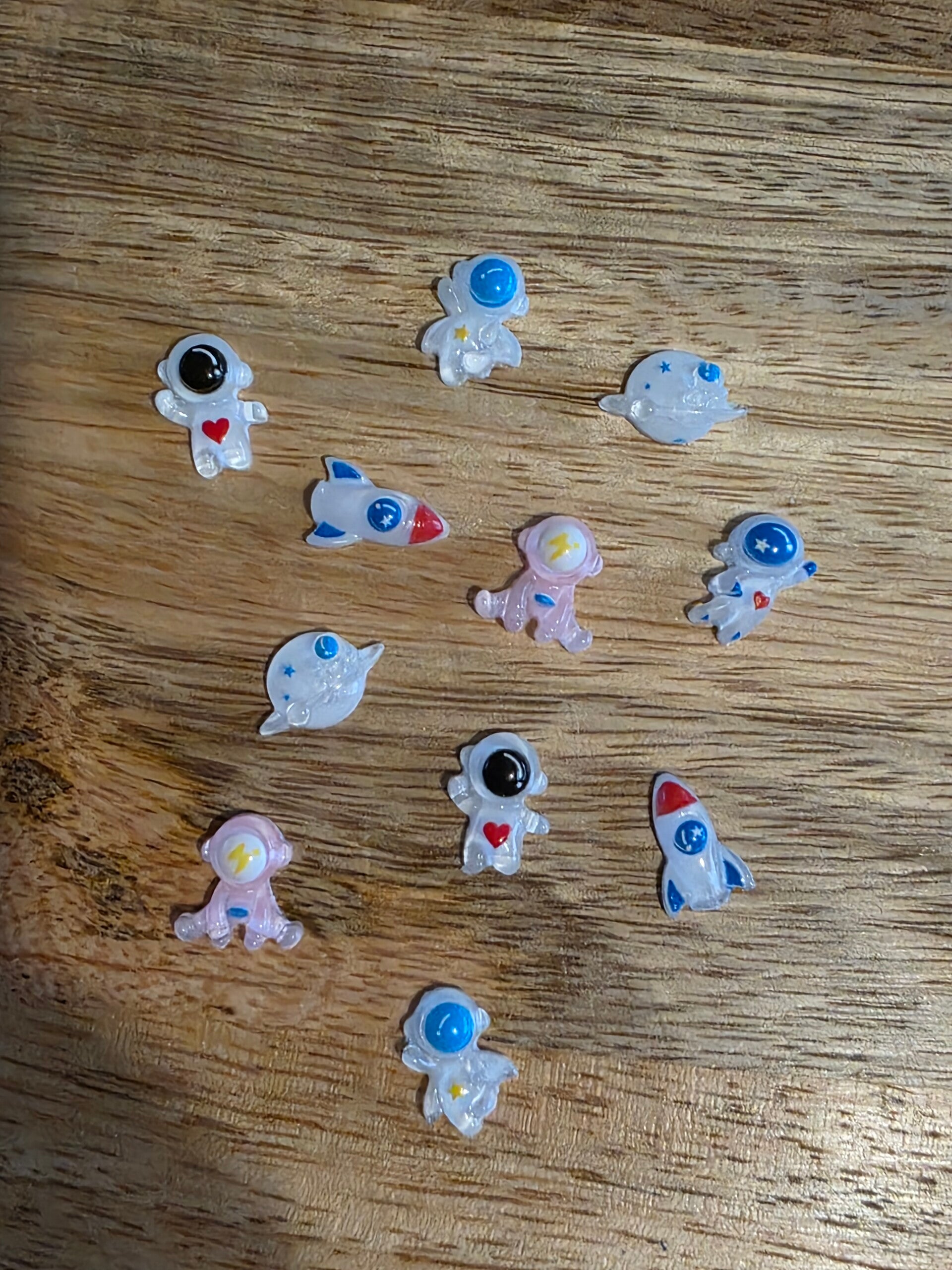 Loose parts, mini ruimte figuren