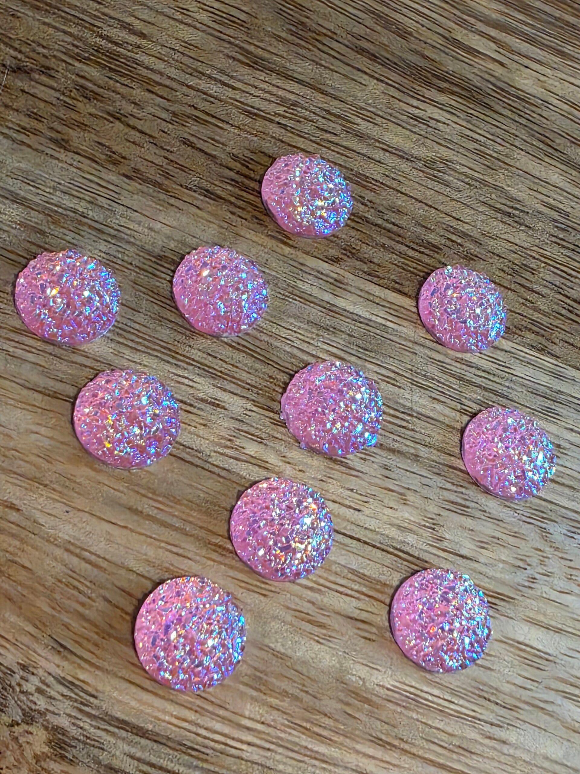 Loose parts, glimmende diamanten roze