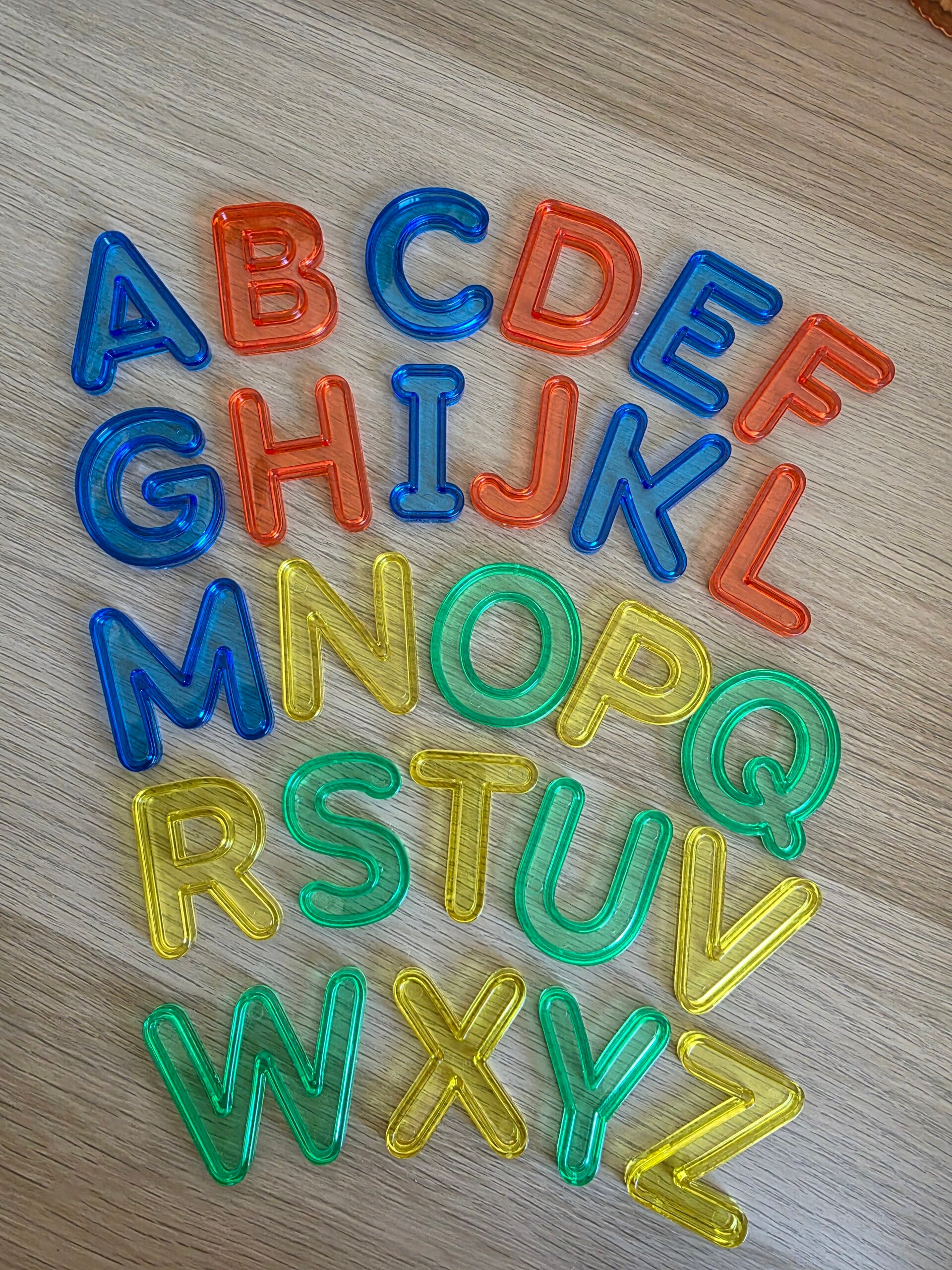 Loose parts, hoofdletters