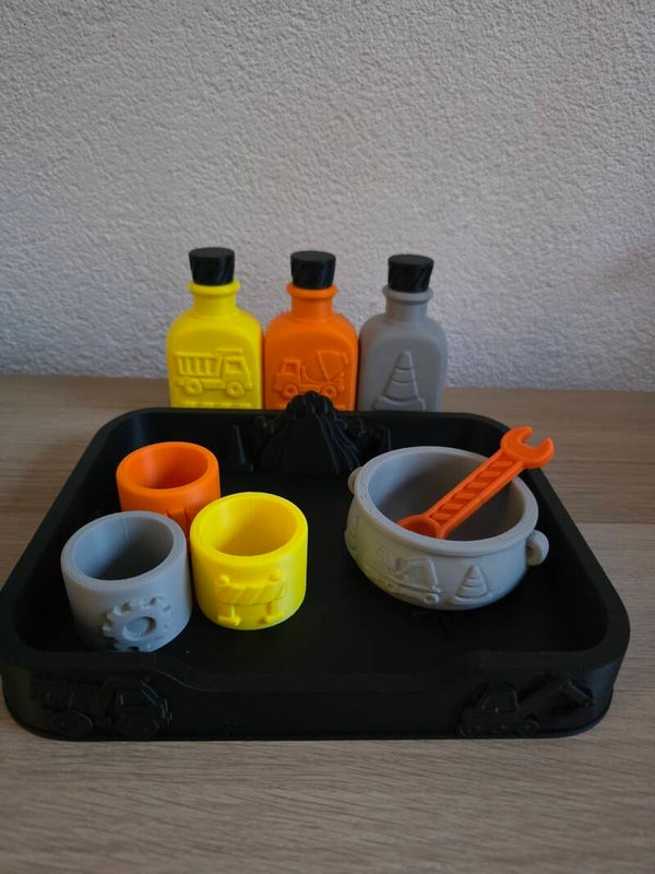 Playtray, thema bouw