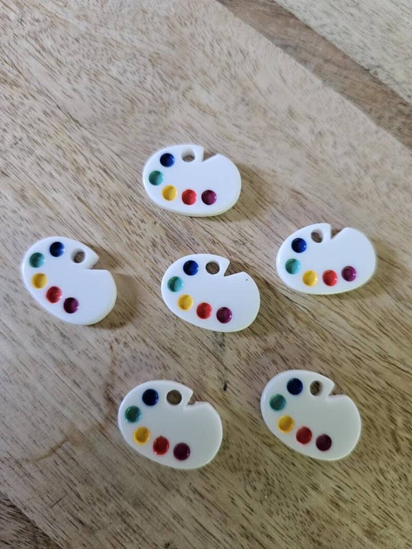 Loose parts, schilderspaletten