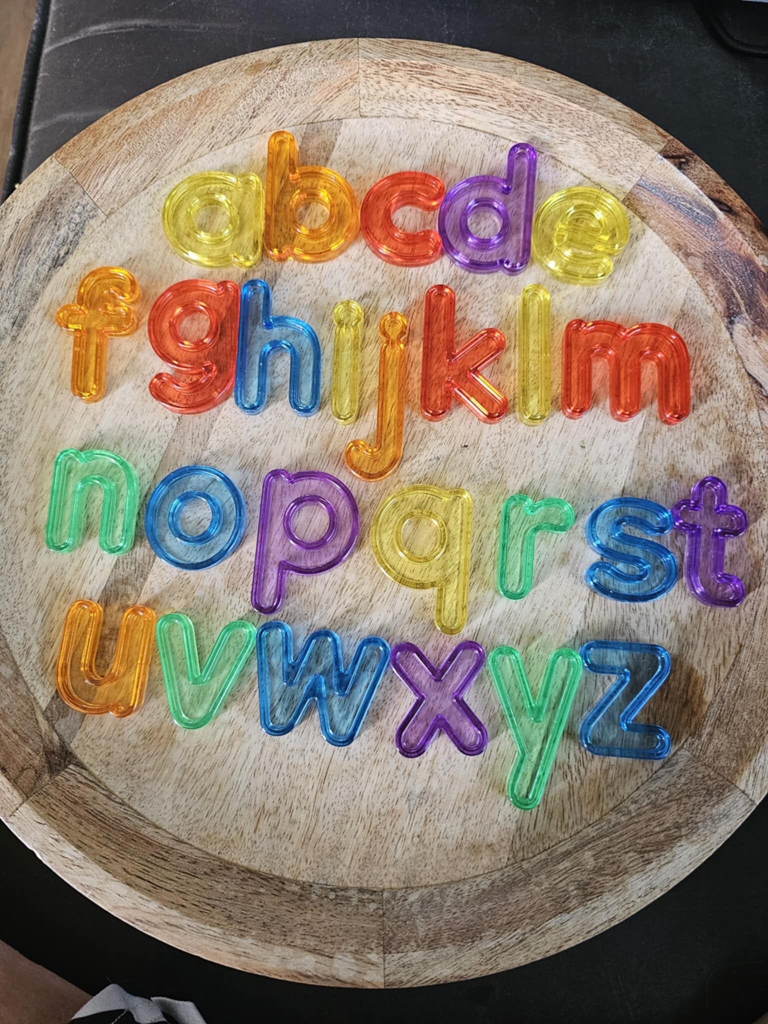 Loose parts, letters