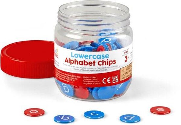 Learning resources, letter chips
