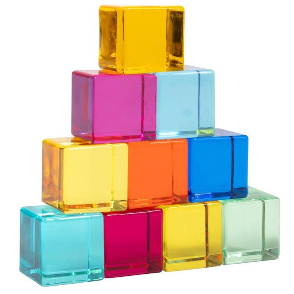 Tickit acrylblokken vierkant, 50 stuks