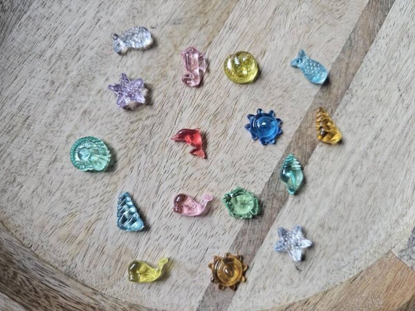 Loose parts, zeedieren mix, klein