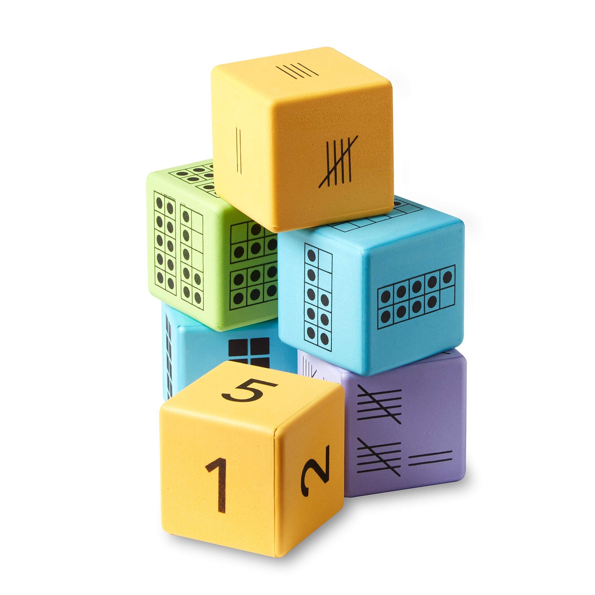 Learning resources, getalbeelden dobbelstenen