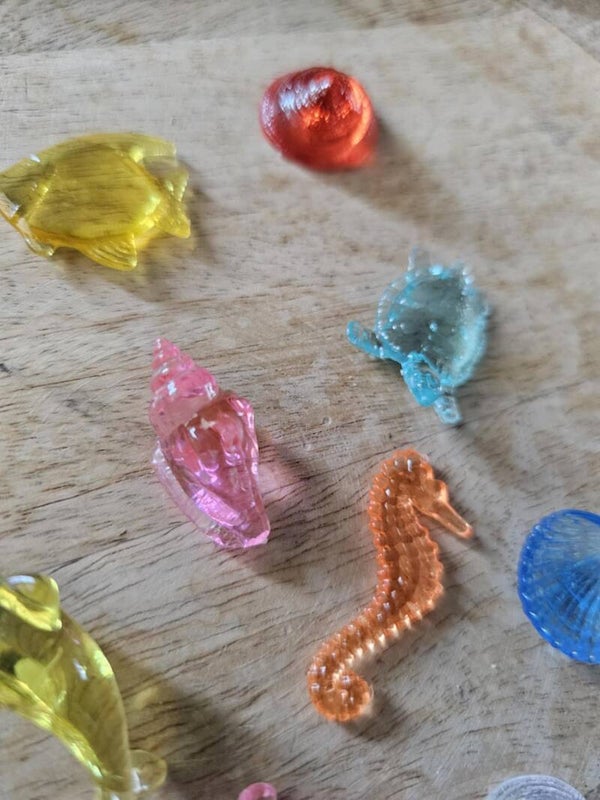 Loose parts, zeedieren mix groot 2