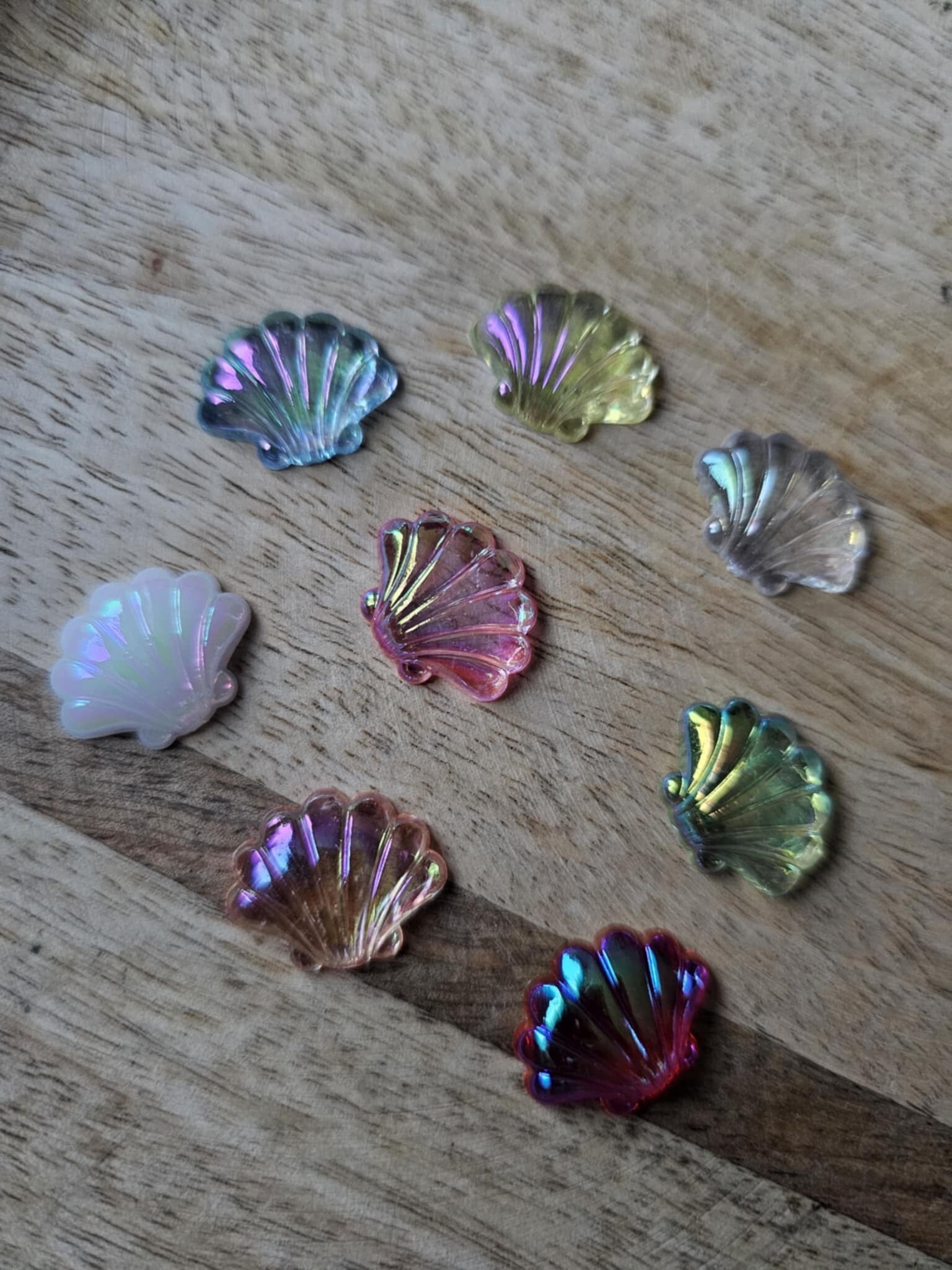 Loose parts, kleine schelpjes