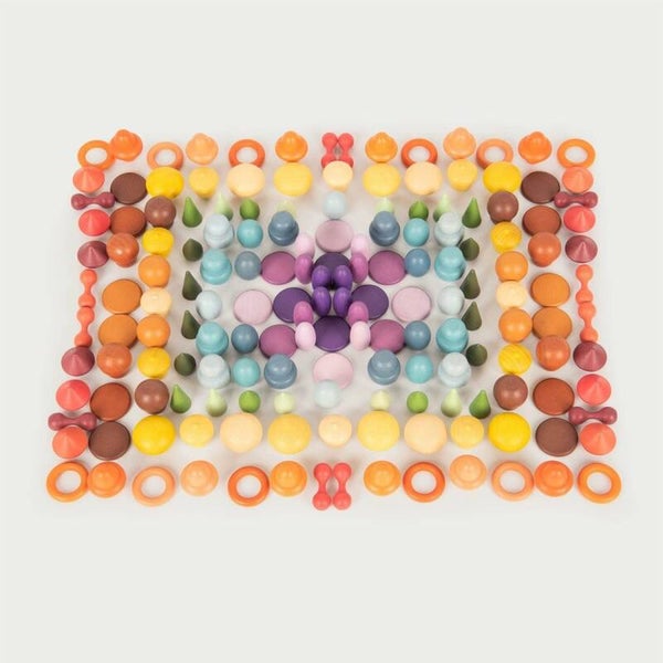 Tickit, loose parts houten schatten set