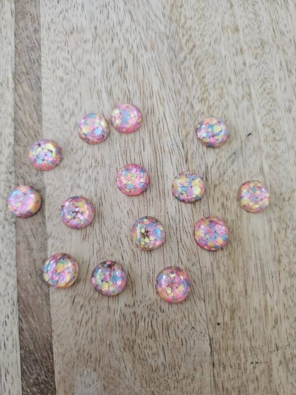 Loose parts, halve cirkel confetti