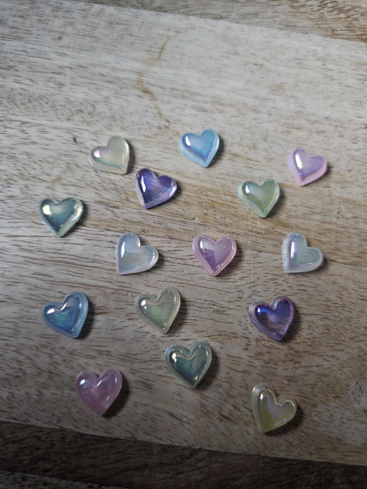 Loose parts, mini hartjes