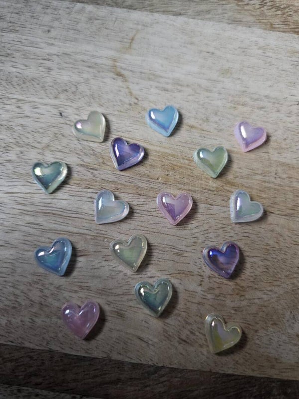 Loose parts, mini hartjes