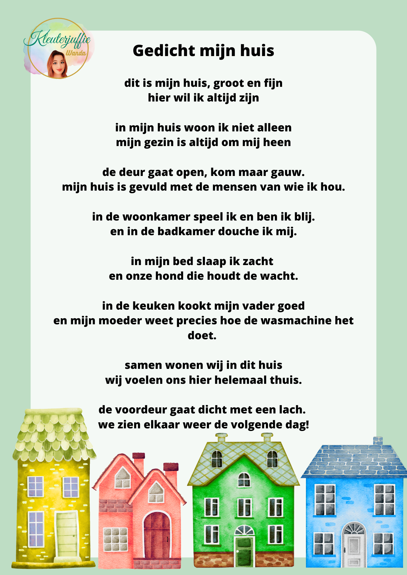 Gedicht mijn huis