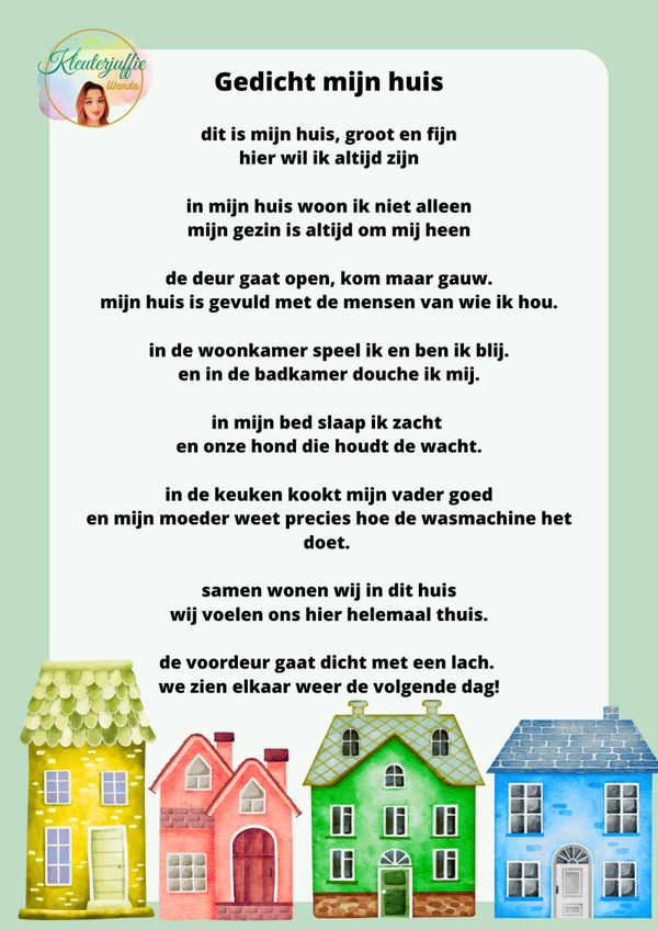 Gedicht mijn huis