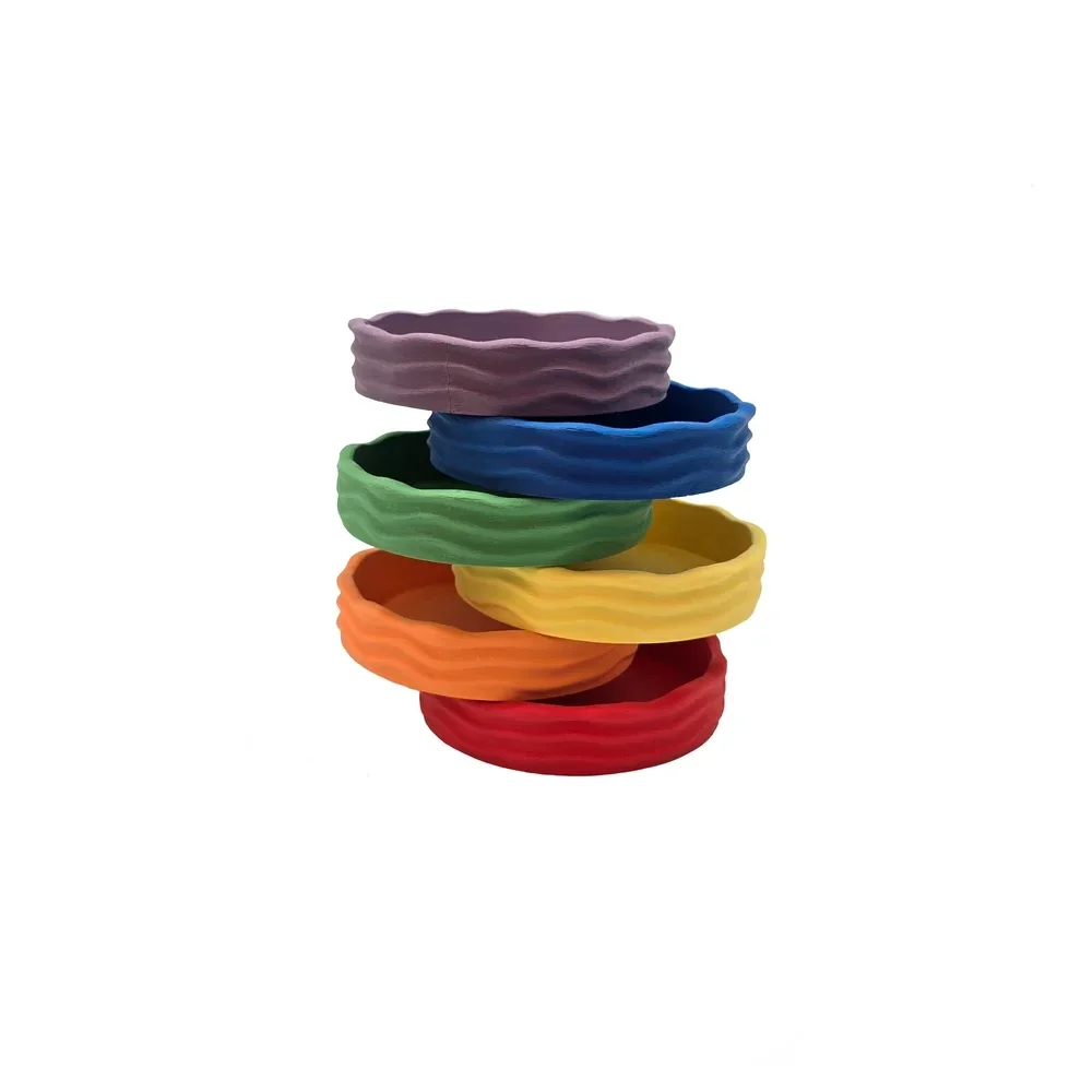 Grennn, regenboog bakjes wave