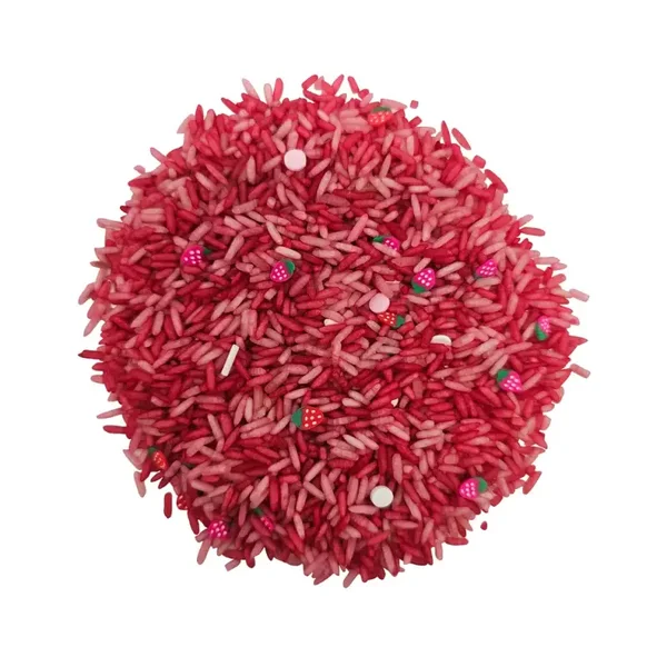 Speelrijst, aardbeien