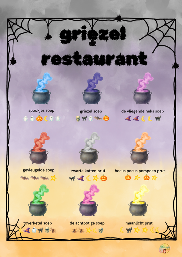 Halloween soepjes maken