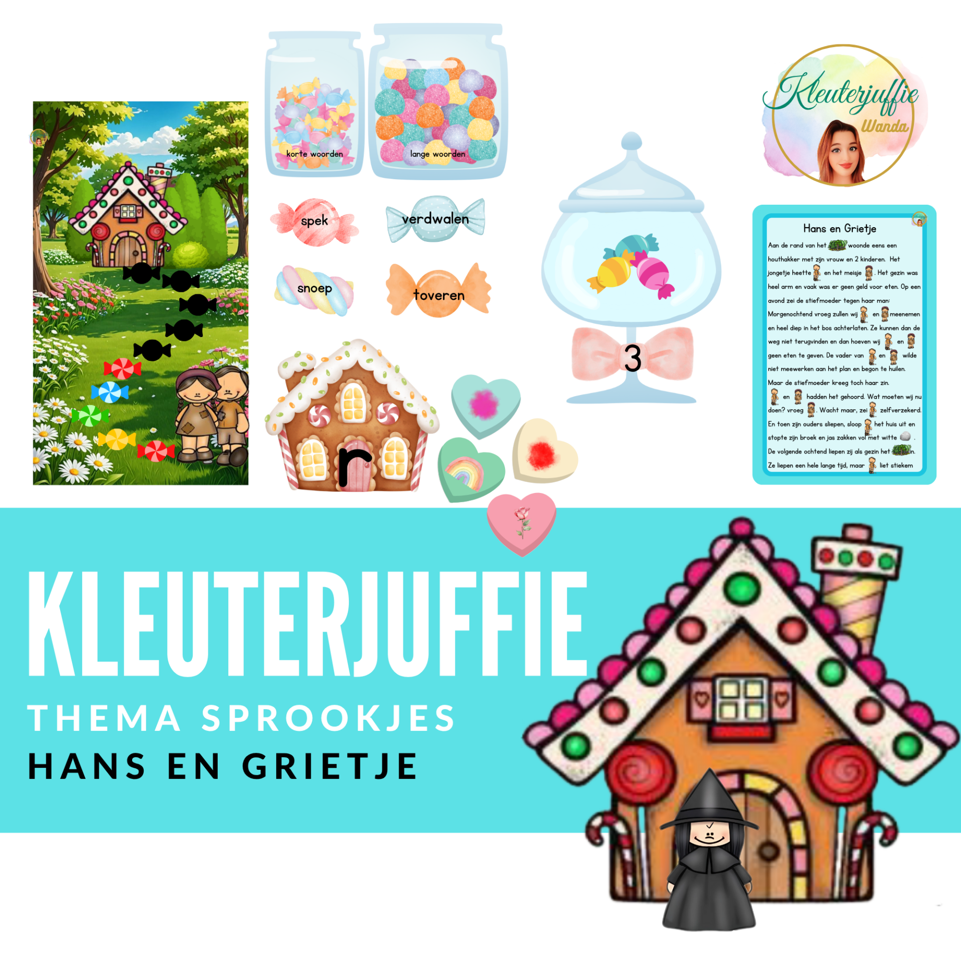 Thema sprookjes, Hans en Grietje