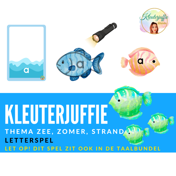 Thema zee, letterspel (let op! Zit ook in de taalbundel)