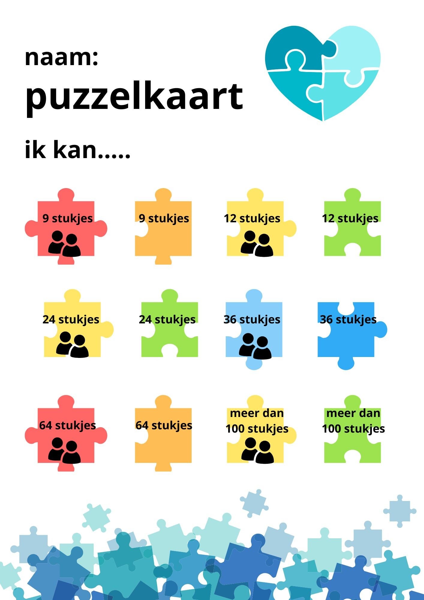 Puzzelkaart
