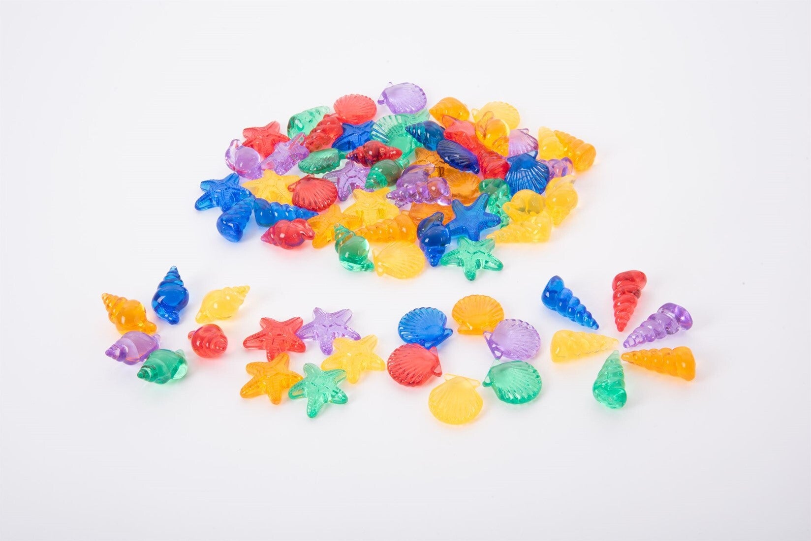 Tickit, schelpen en zeesterren