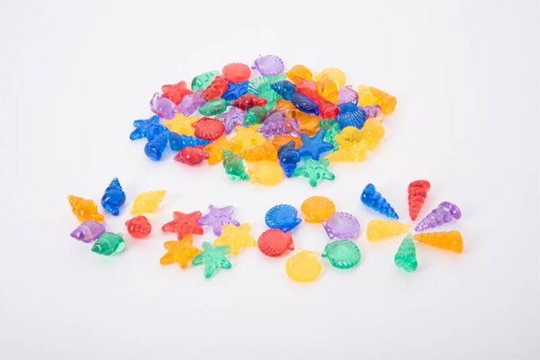 Tickit, schelpen en zeesterren