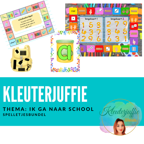 Thema school, spelletjesbundel