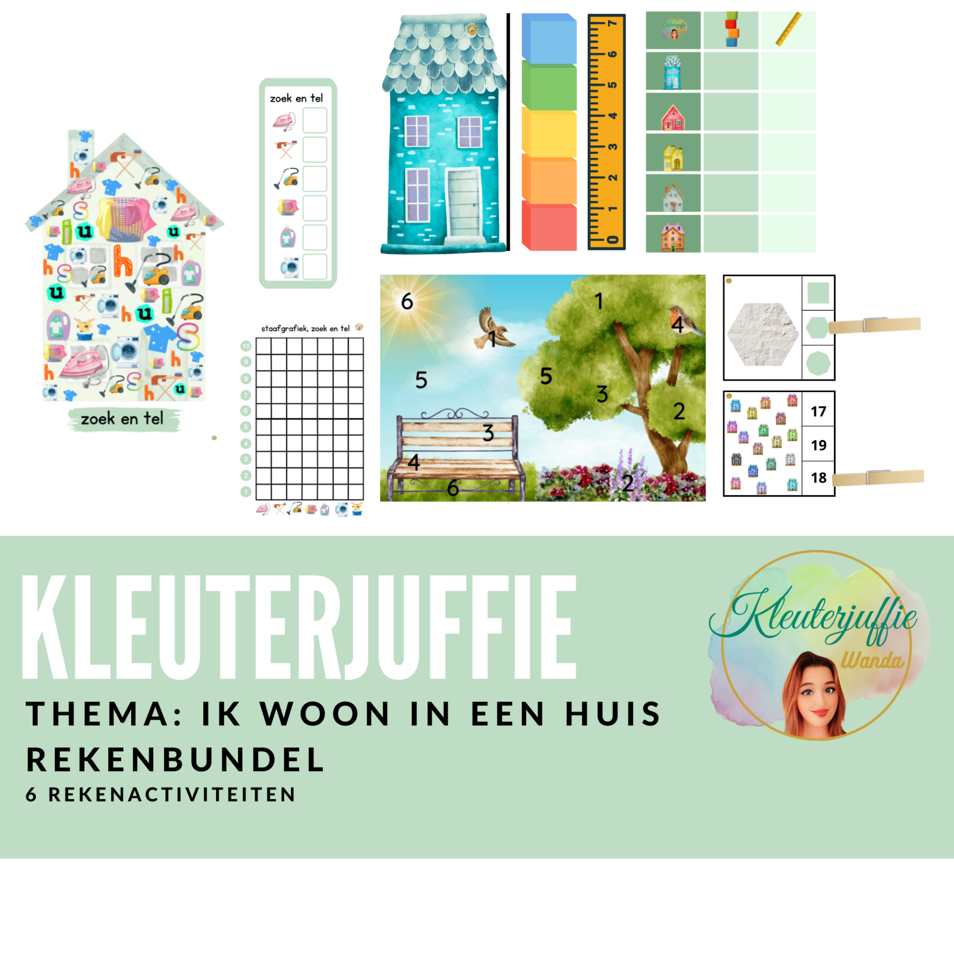 Thema: ik woon in een huis, rekenbundel