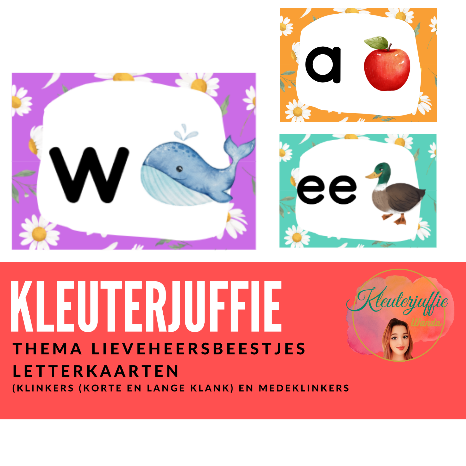 Letterkaartjes, lieveheerstbeestjesklas