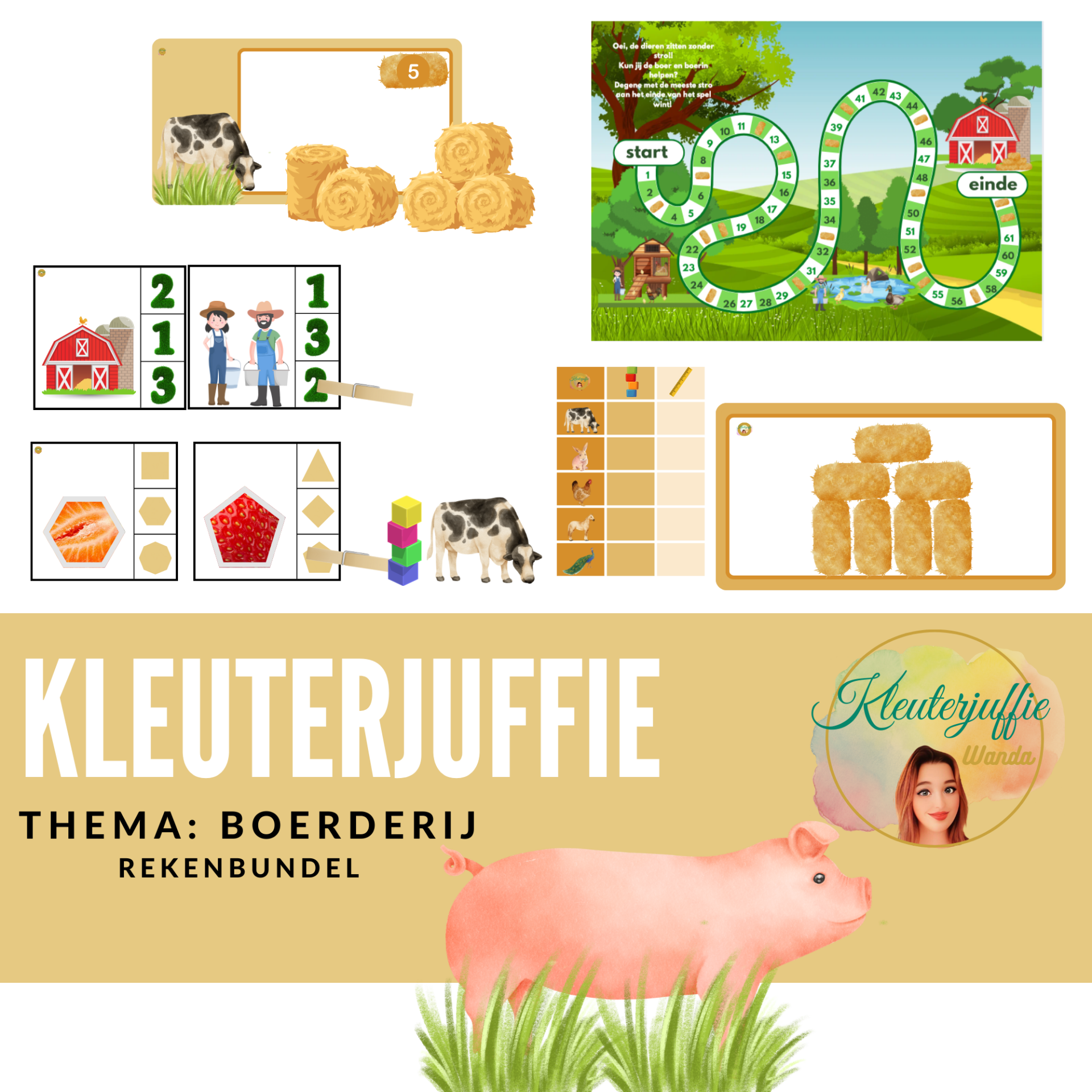 Thema boerderij, rekenbundel