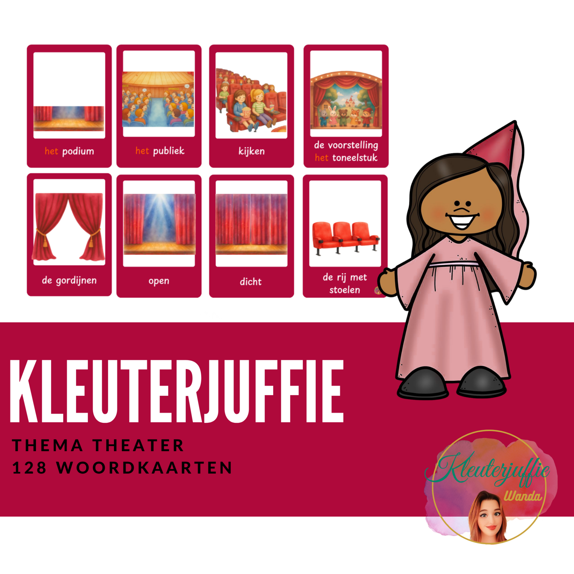 Woordkaarten, theater