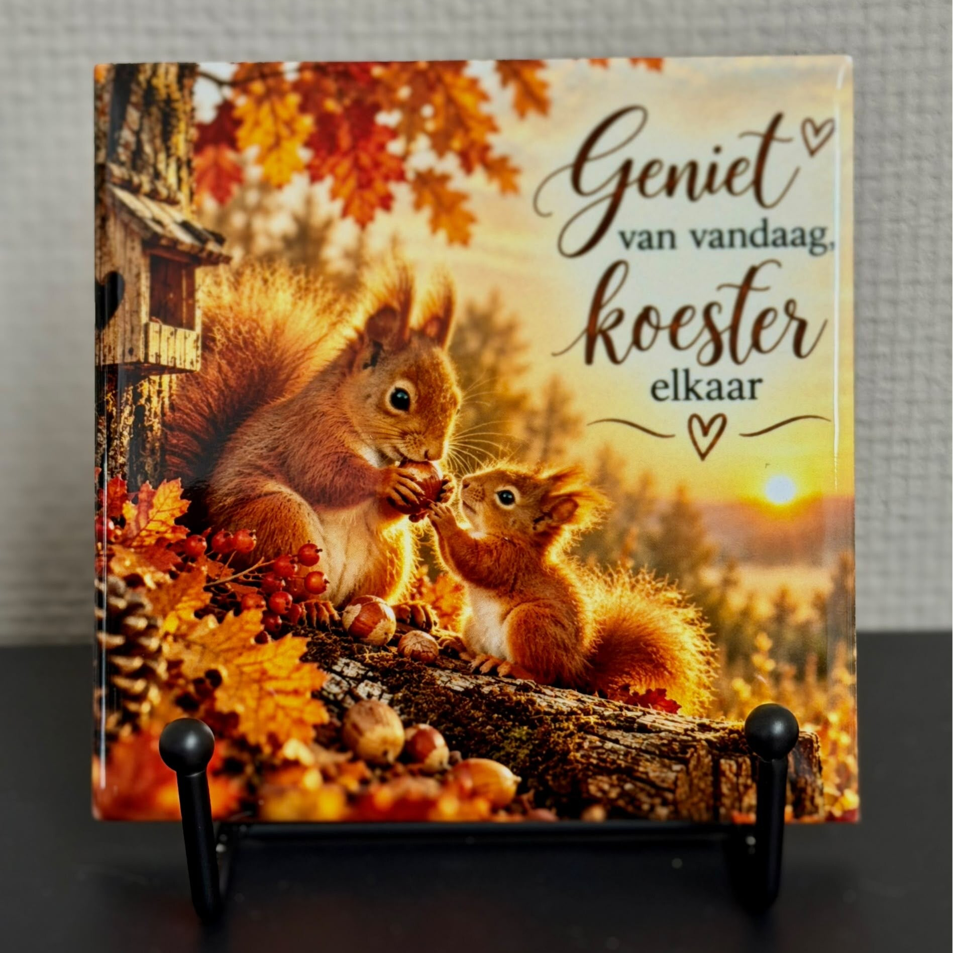 Tegeltje | Geniet koester