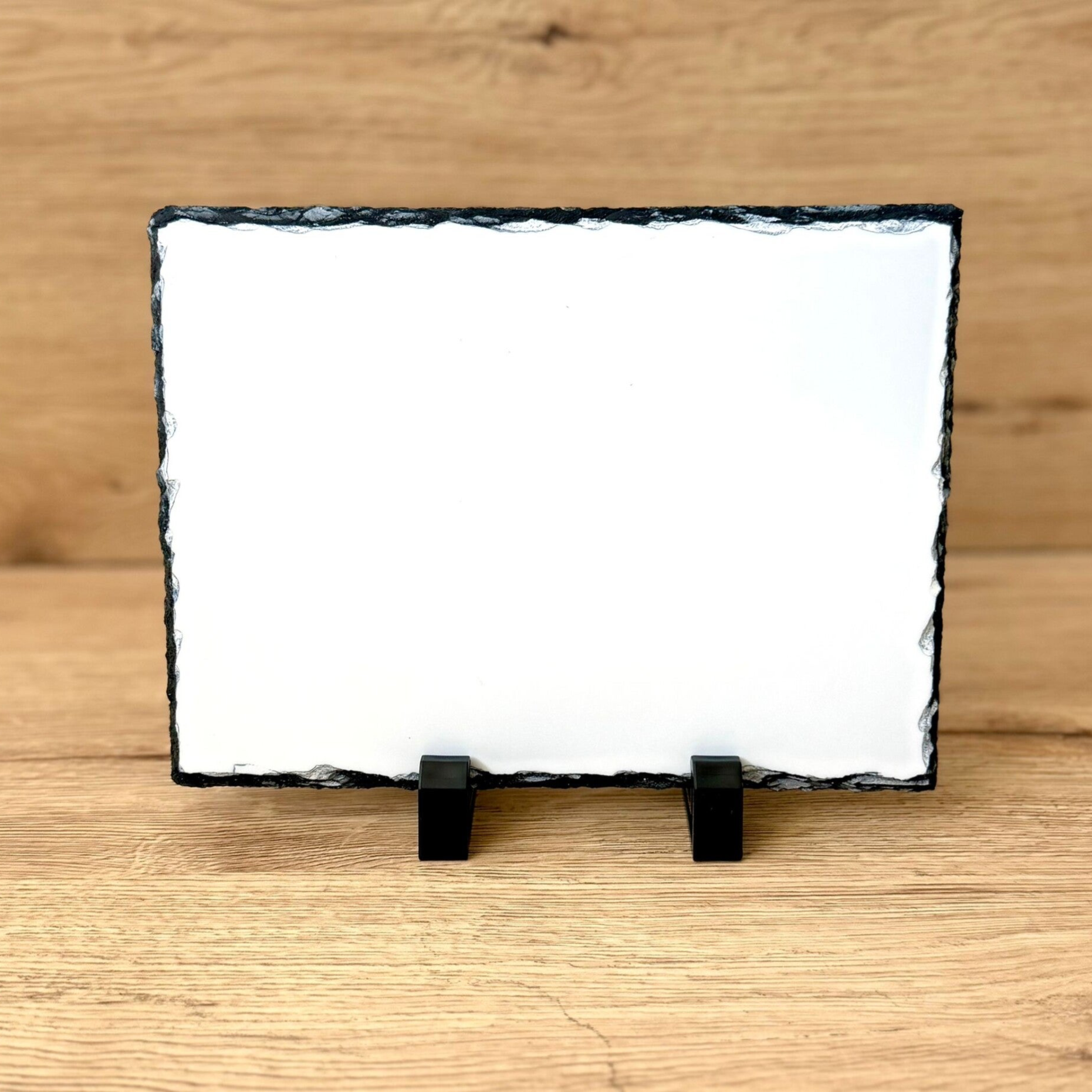 Leisteen foto lijst (Met stander)