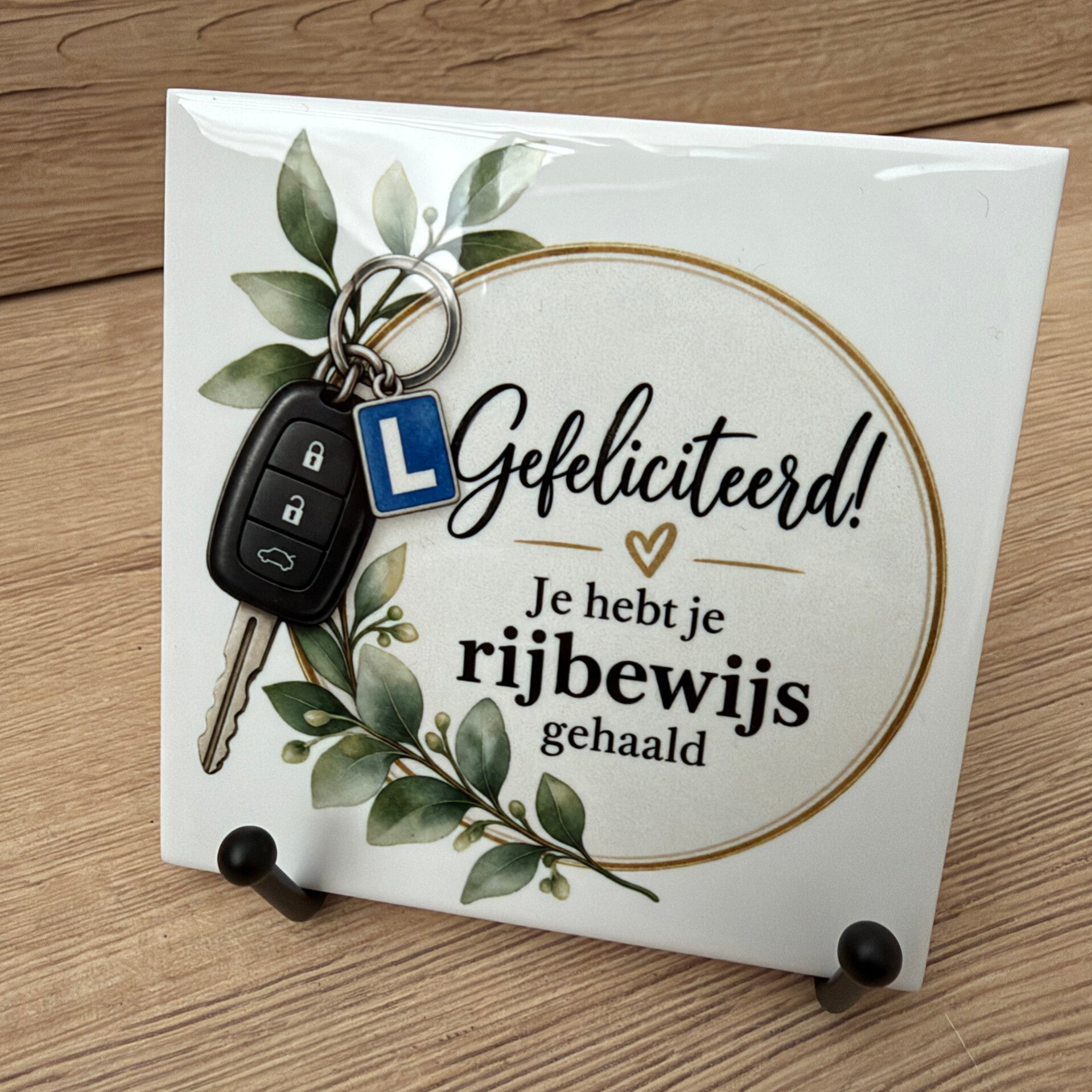 Rijbewijs sleutel | Tegeltje