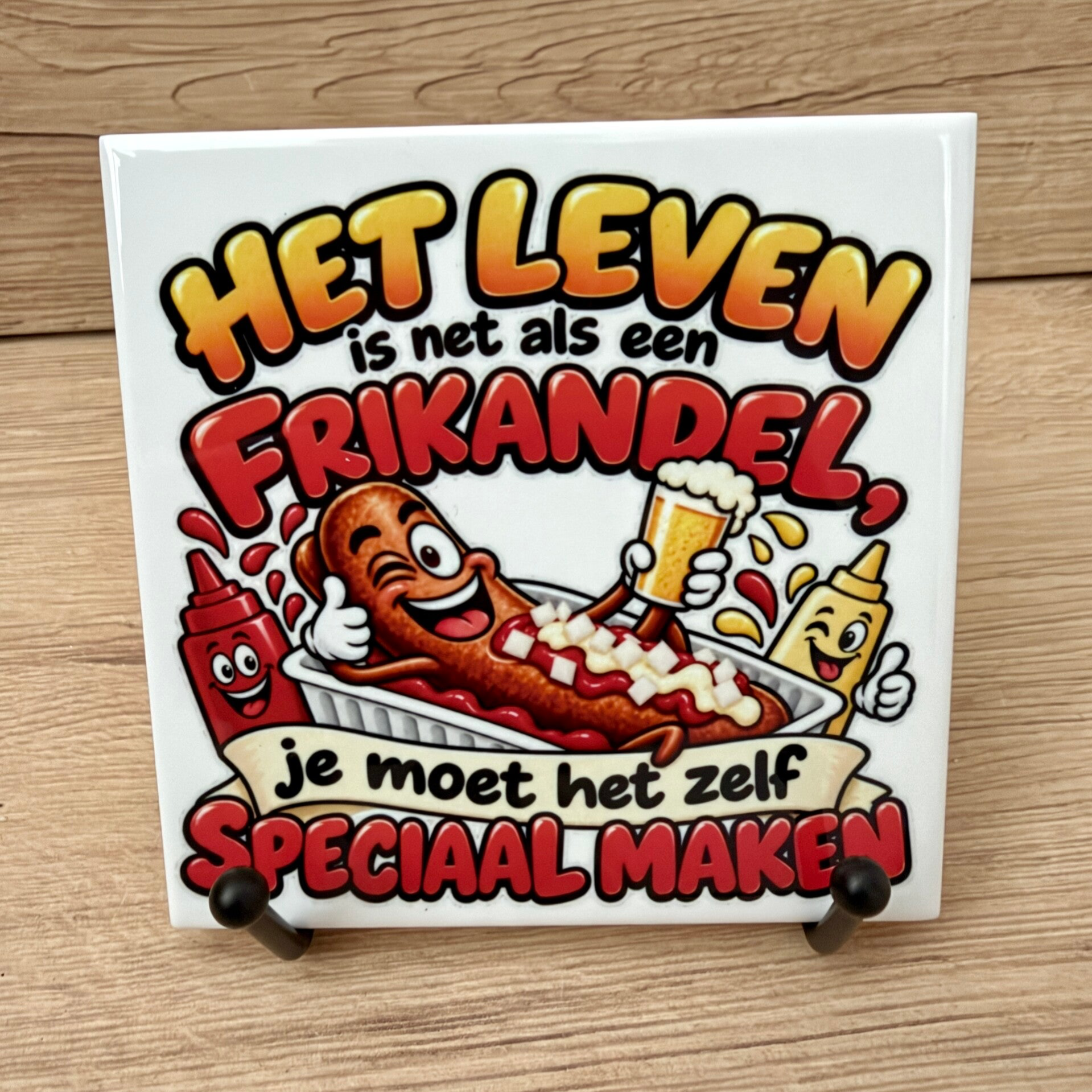 Frikandel Tegeltje