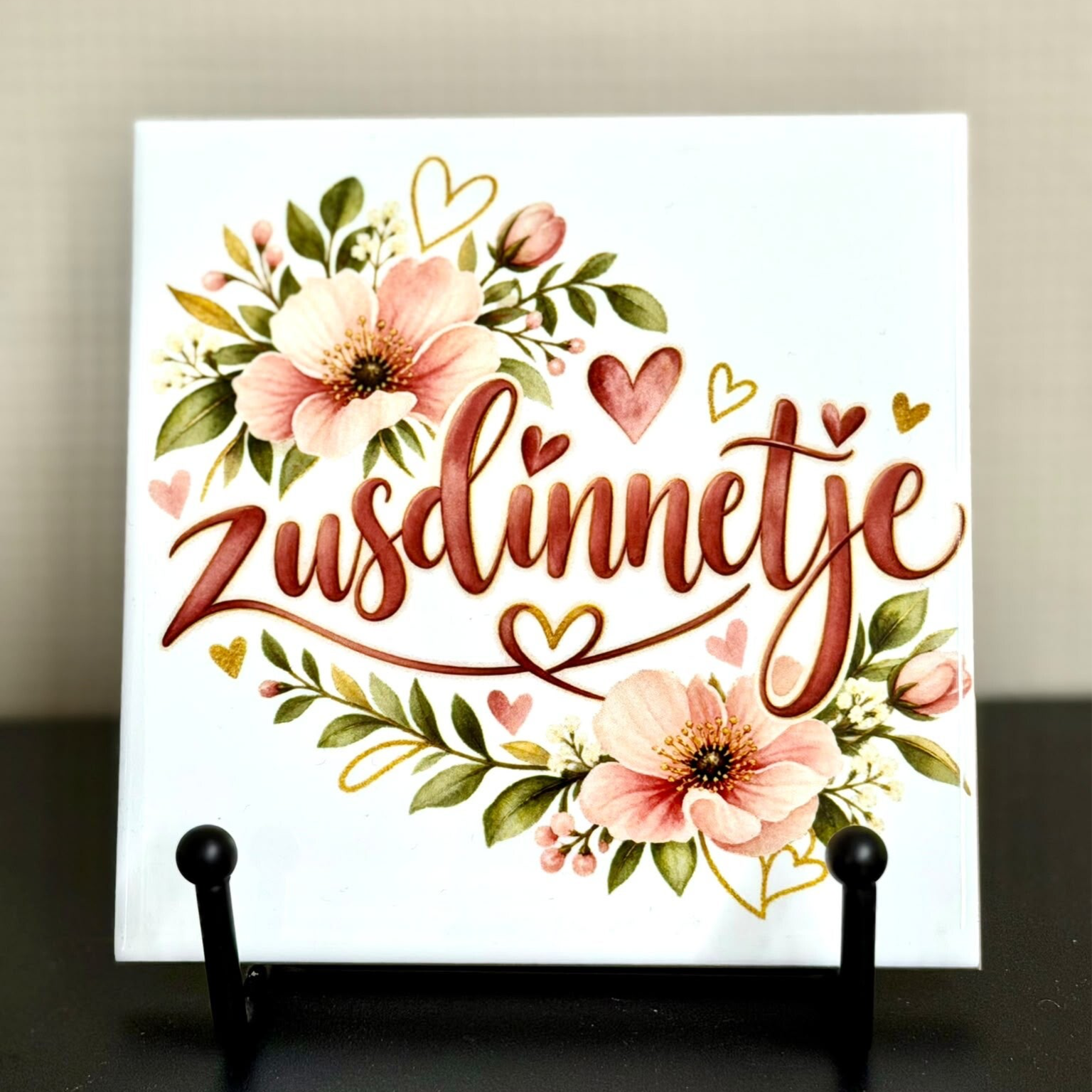 Tegeltje | Zusdinnetje