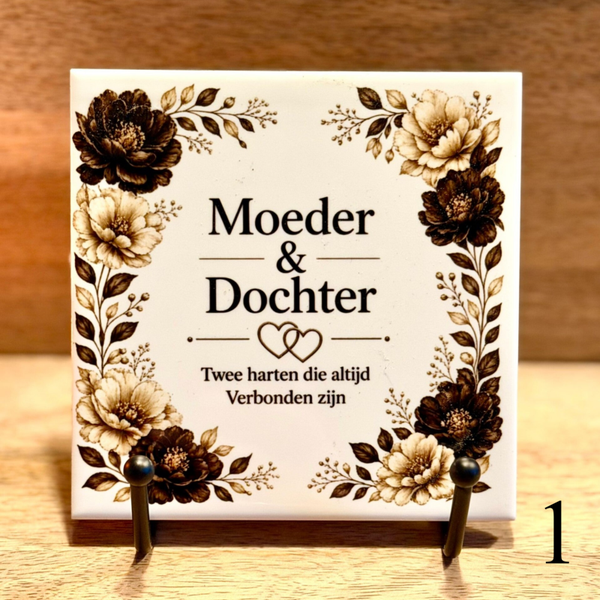 Tegeltje | Moeder & dochter