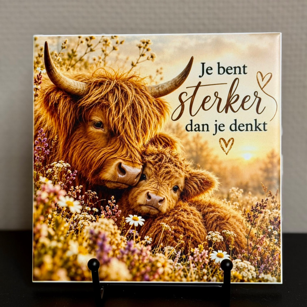 Tegeltje | Sterker