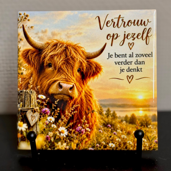 Tegeltje | Vertrouw op jezelf