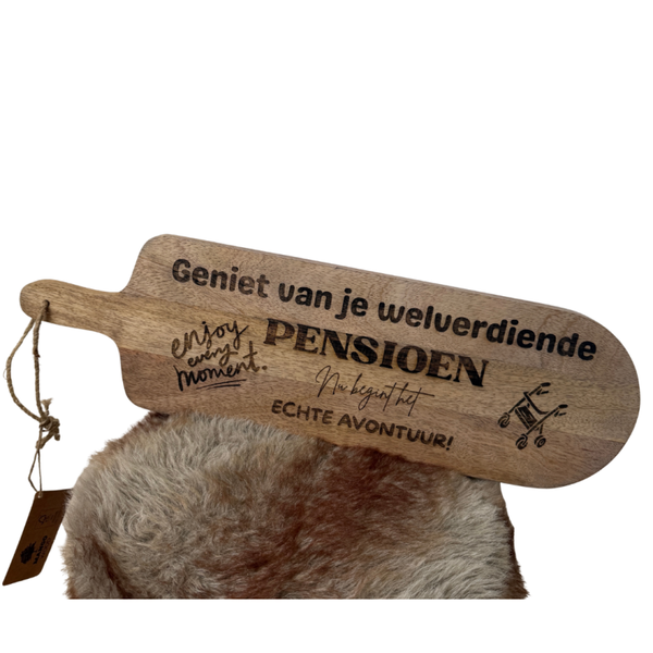 Borrelplank Nila | Pensioen