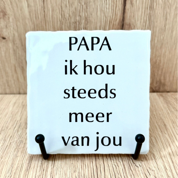 Papa | Tegeltje