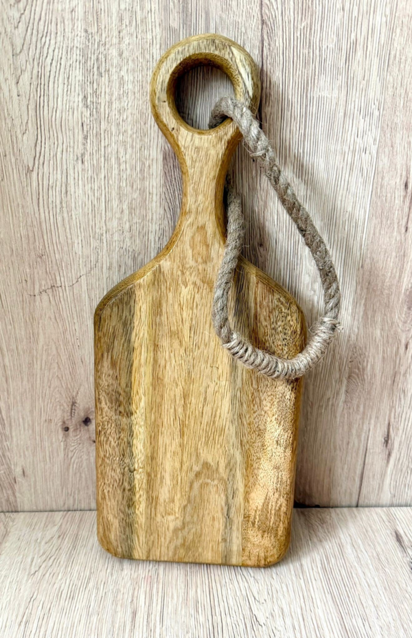 Borrelplank met touw