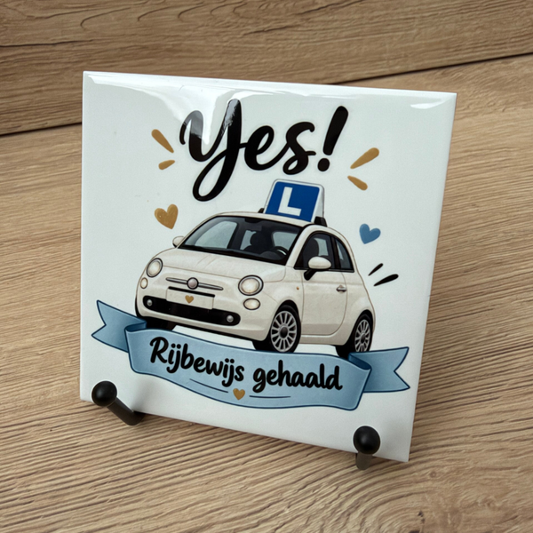 Rijbewijs Yes | Tegeltjes